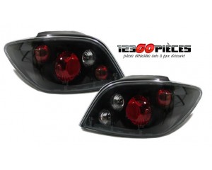 Paire de feux arrières design noir Peugeot 307 (berline) 04/2001-06/2005
